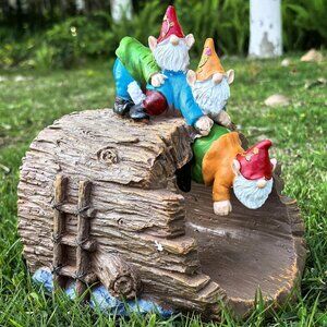 3 x 4 Gonmes Rain Gutter Downspout Extension Figurine Sculpture for Lawn Yard